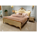 Lit king size en bois de meubles de chambre à coucher de style américain de luxe